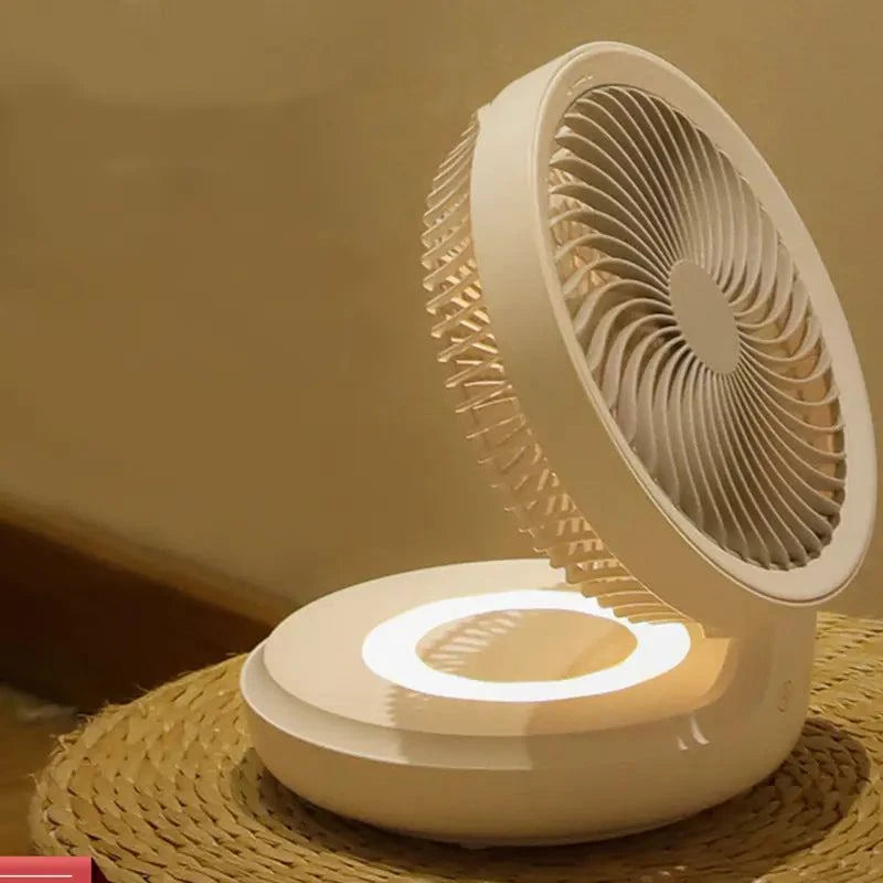 Portable Folding Desk Fan with Remote Control