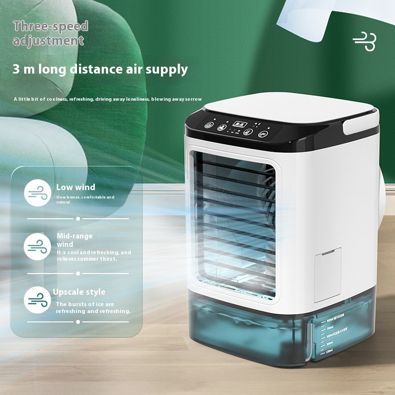 Dual Spray USB Portable Air Cooler Fan