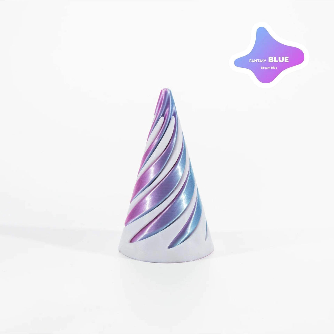 SpinPyramid 3D Fidget Toy sleek pyramid shape spinning stress relief tool on white background