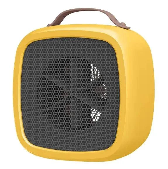Compact portable heater with 500W power and user-friendly controls for small spaces