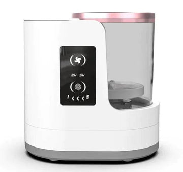 Electric makeup brush washing tool with automatic cleaning stand and rechargeable design